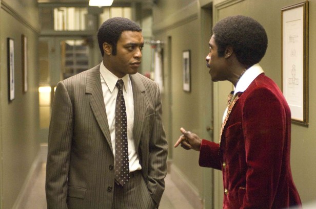 Chewitel Ejiofor (left) and Don Cheadle in TALK TO ME