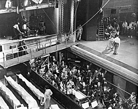 The Red Shoes set for the Covent Garden sequence.