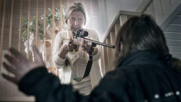 Everyone has access to a rifle – Annika Nordin as Karin