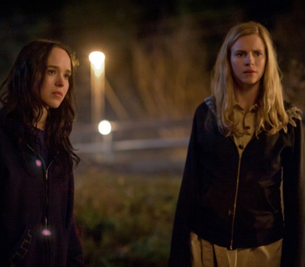 Ellen Page (left) and Brit Marling.
