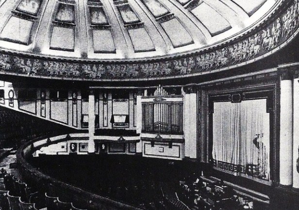 The Majestic interior as a cinema.