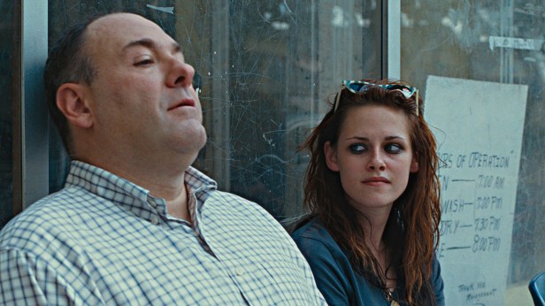 James Gandolfini and Kristen Stewart