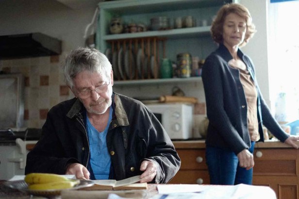 Geoff (Tom Courtenay) and Kate (Charlotte Rampling). This still uses shallow focus as do several cenes in the film.