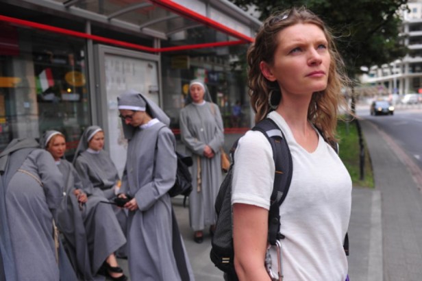 Action at the Bus Stop