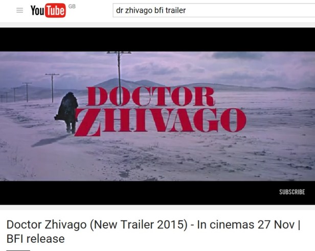 Zhivago trailer