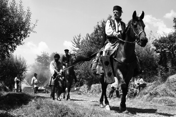Still of Toma Cuzin, Teodor Corban and Mihai Comanoiu in Aferim! (2015), © Big World Pictures (from IMDB.com)
