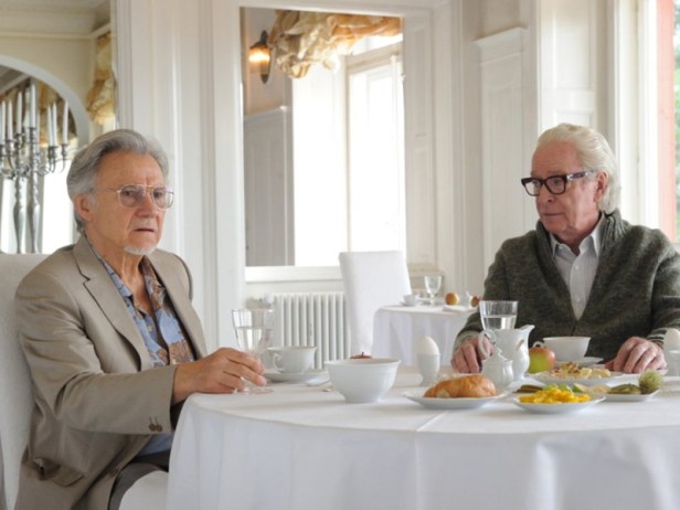 Harvey Keitel and Michael Caine
