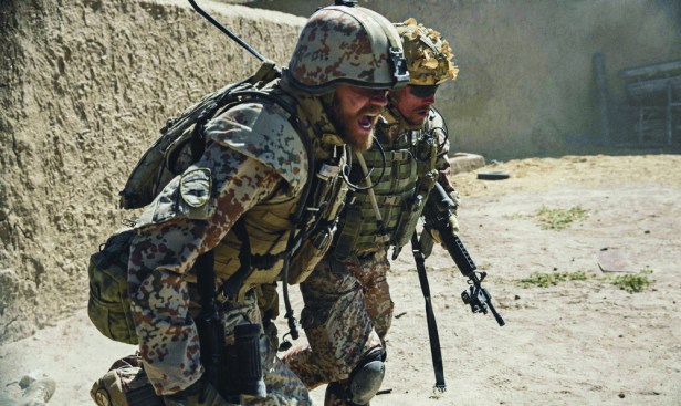 Under fire in Afghanistan.