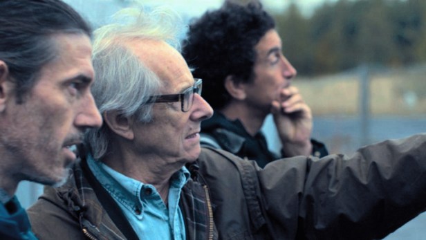 Ken Loach looking at locations for I, Daniel Blake (© Sixteen Films)
