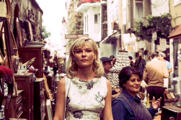 Press Photo of Kirsten Dunst in a street market from Magnolia Pictures.