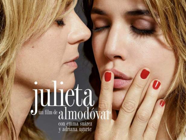 TheSpanish poster for Julieta featuring the two stars playing the same lead role.