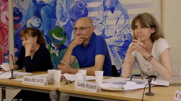 Three of the practitioners on an interview panel for the third round of the application process for La Fémis