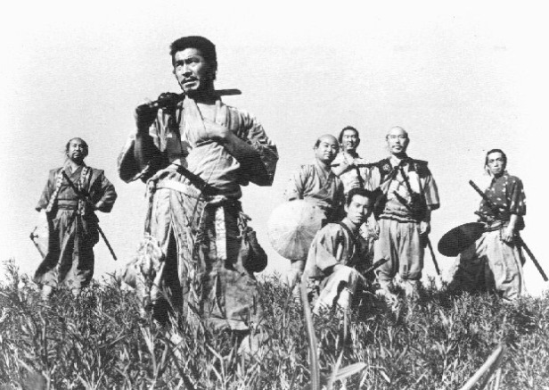 Kurosawa's original with Mifune Toshiro in the foreground