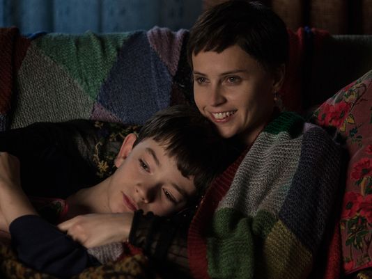 Conor and his mum (Felicity Jones