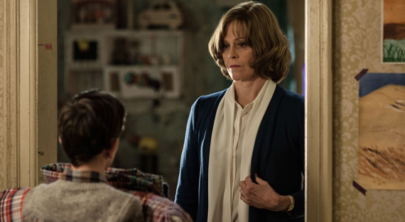 Conor and his strict grandma (Sigourney Weaver)
