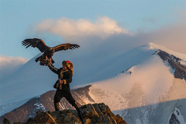 One of many stunning promotional shots for 'The Eagle Huntress'