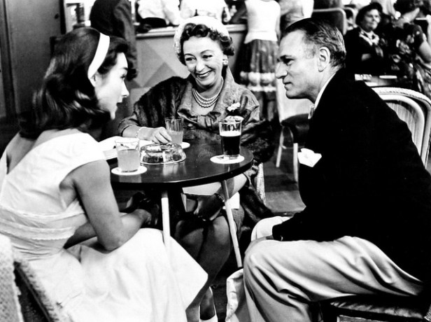 This is presumably a reportage shot during the production with Shirley Anne Field, Thora Hird and Laurence Olivier